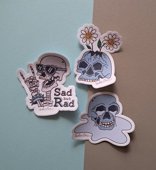 Sad But Rad Sticker pack