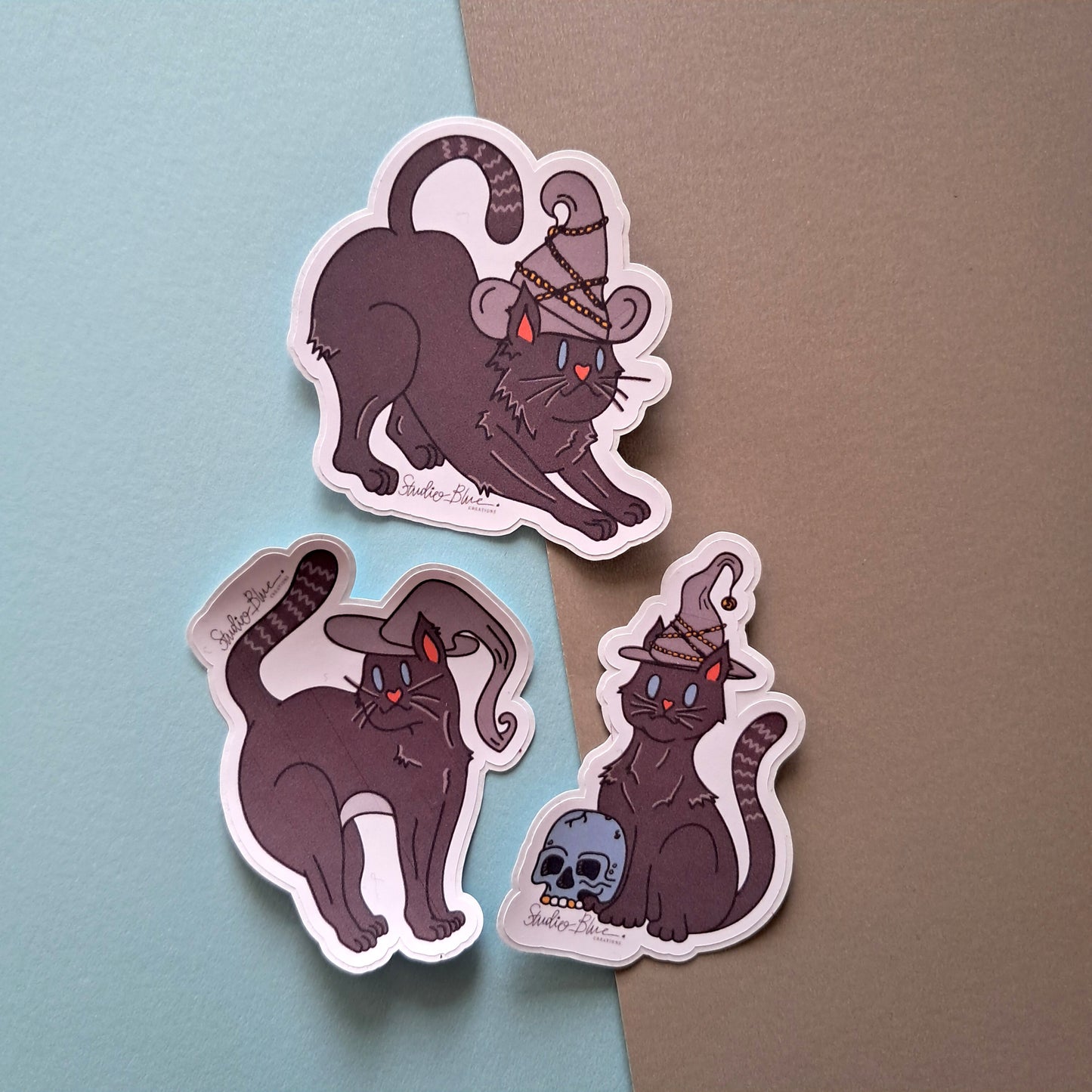 Witchy Kitties Sticker Pack